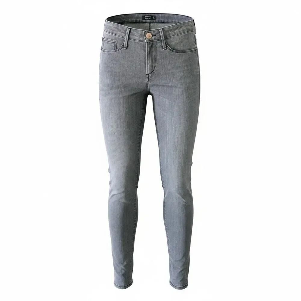 Earnest Sewn Skinny Jeans Esra Mid Rise 317 Cass Gray Womens 25